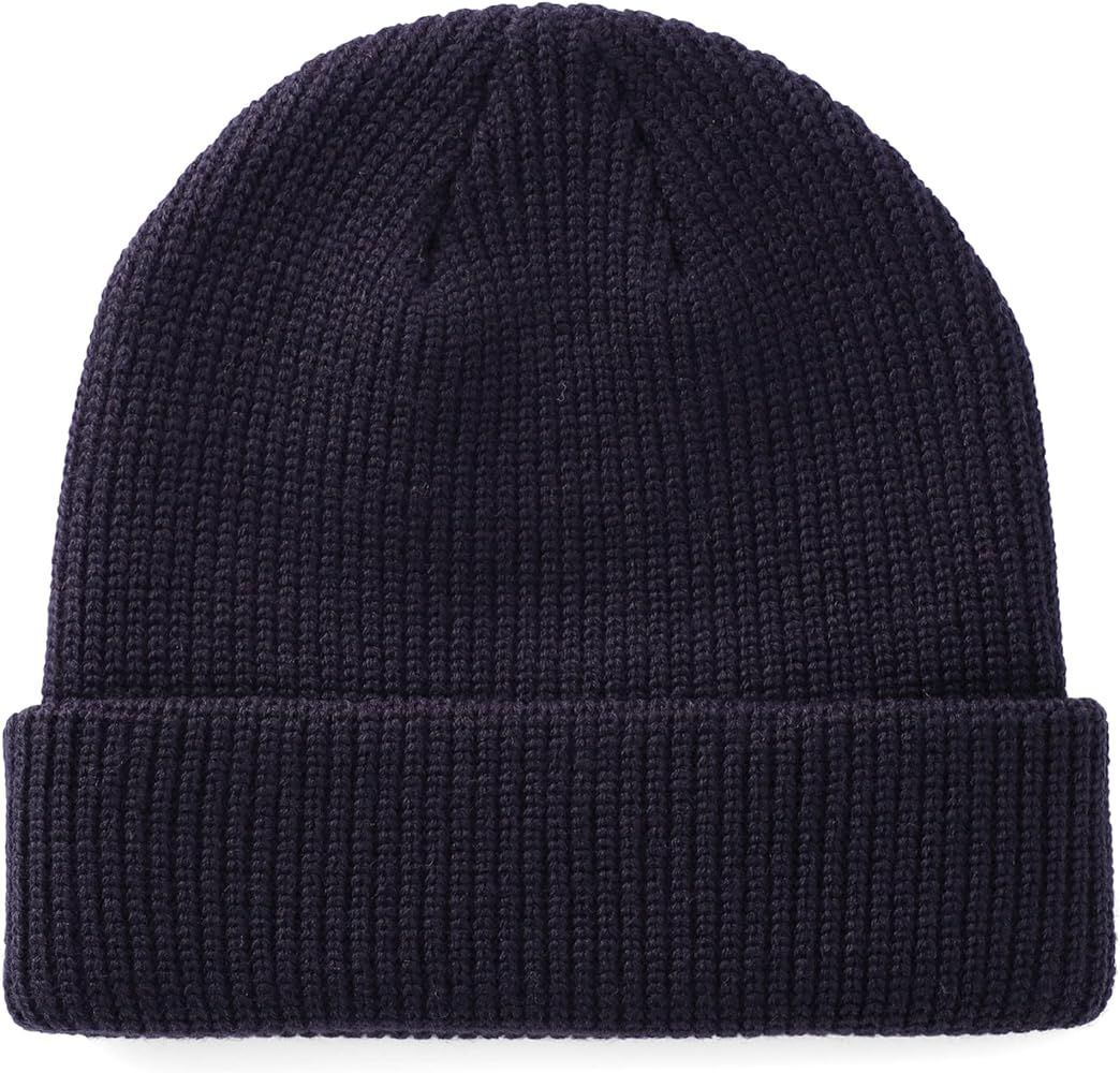 Connectyle Classic Men's Warm Winter Hats Acrylic Knit Cuff Beanie Cap Daily Beanie Hat | Amazon (US)