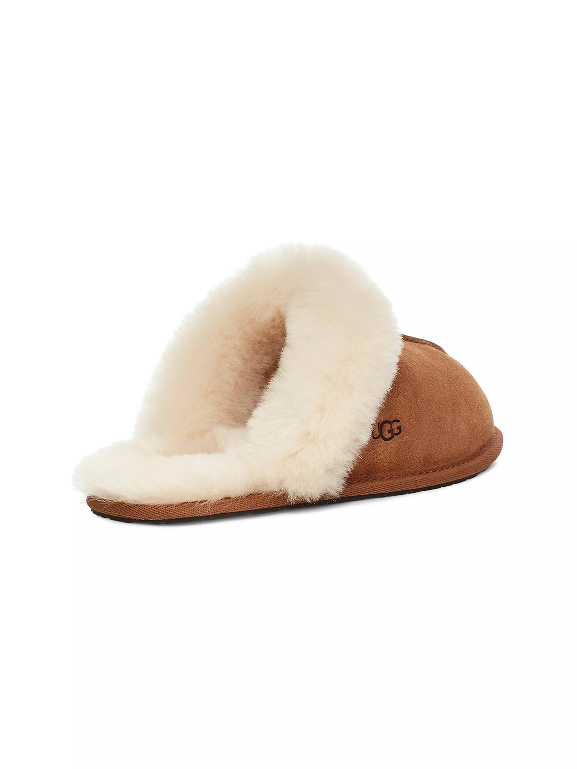 Scuffette II Suede Sheepskin Slippers | Saks Fifth Avenue