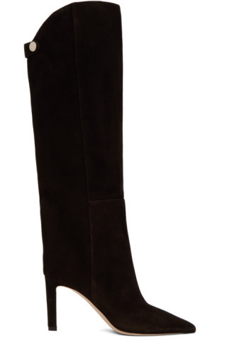 Brown Alizze 85 Boots | SSENSE
