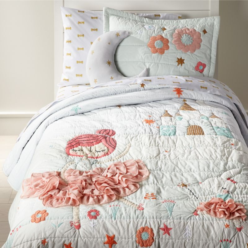 Ballerina Twin Quilt + Reviews | Crate and Barrel | Crate & Barrel