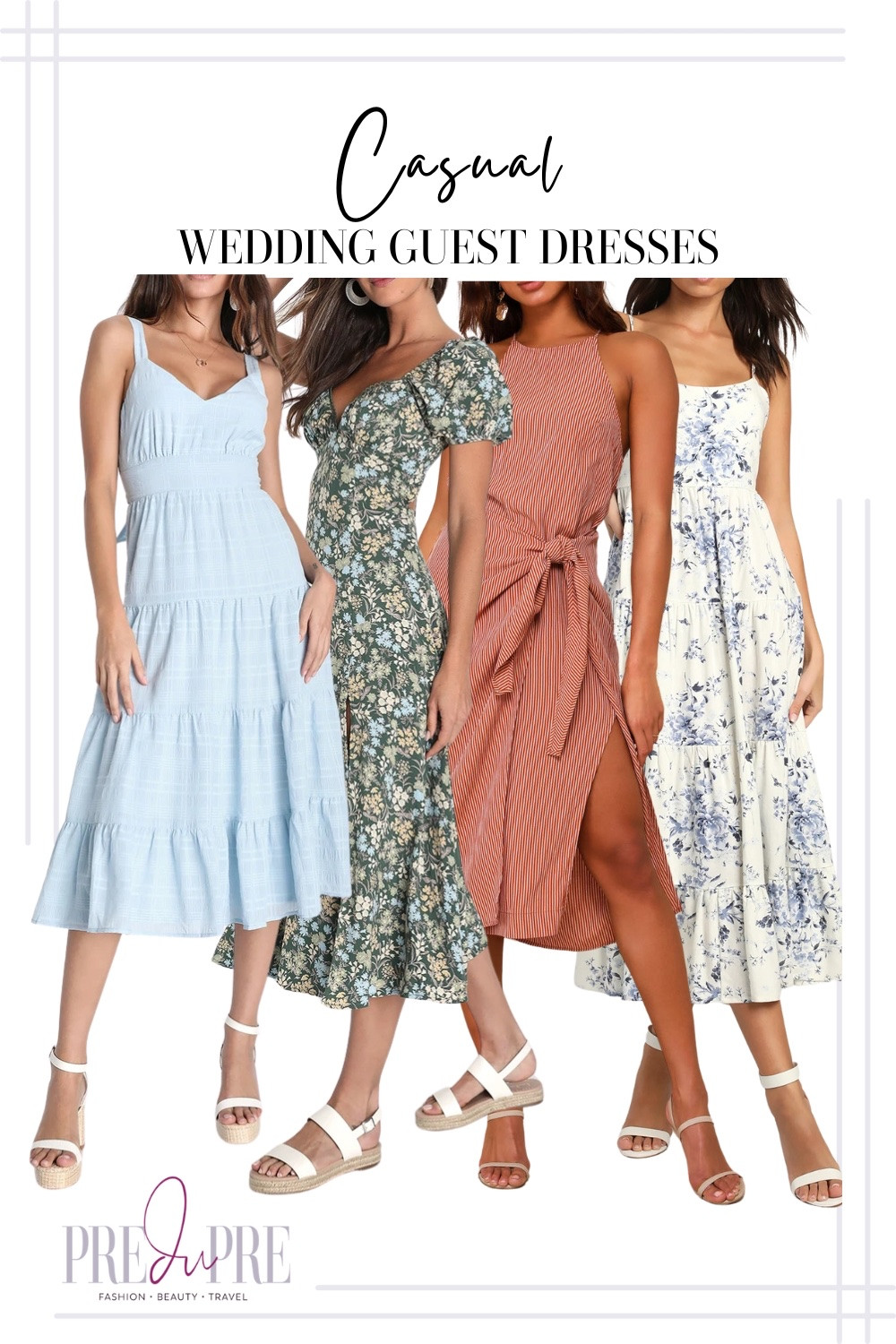 Keep it chic yet relaxed with these effortless wedding guest dresses! 🌿🌼 Whether you love boho florals or classic pastels, there’s a dress for every casual celebration.
💖 Find your perfect dress now!

#CasualWeddingLook #WeddingGuestDresses #LTKspring #EffortlessChic #WeekendWedding

#LTKFindsUnder100 #LTKWedding #LTKParties