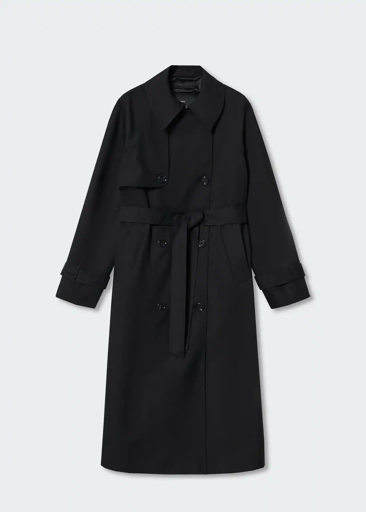 Oversize cotton trench coat -  Women | Mango USA | MANGO (US)