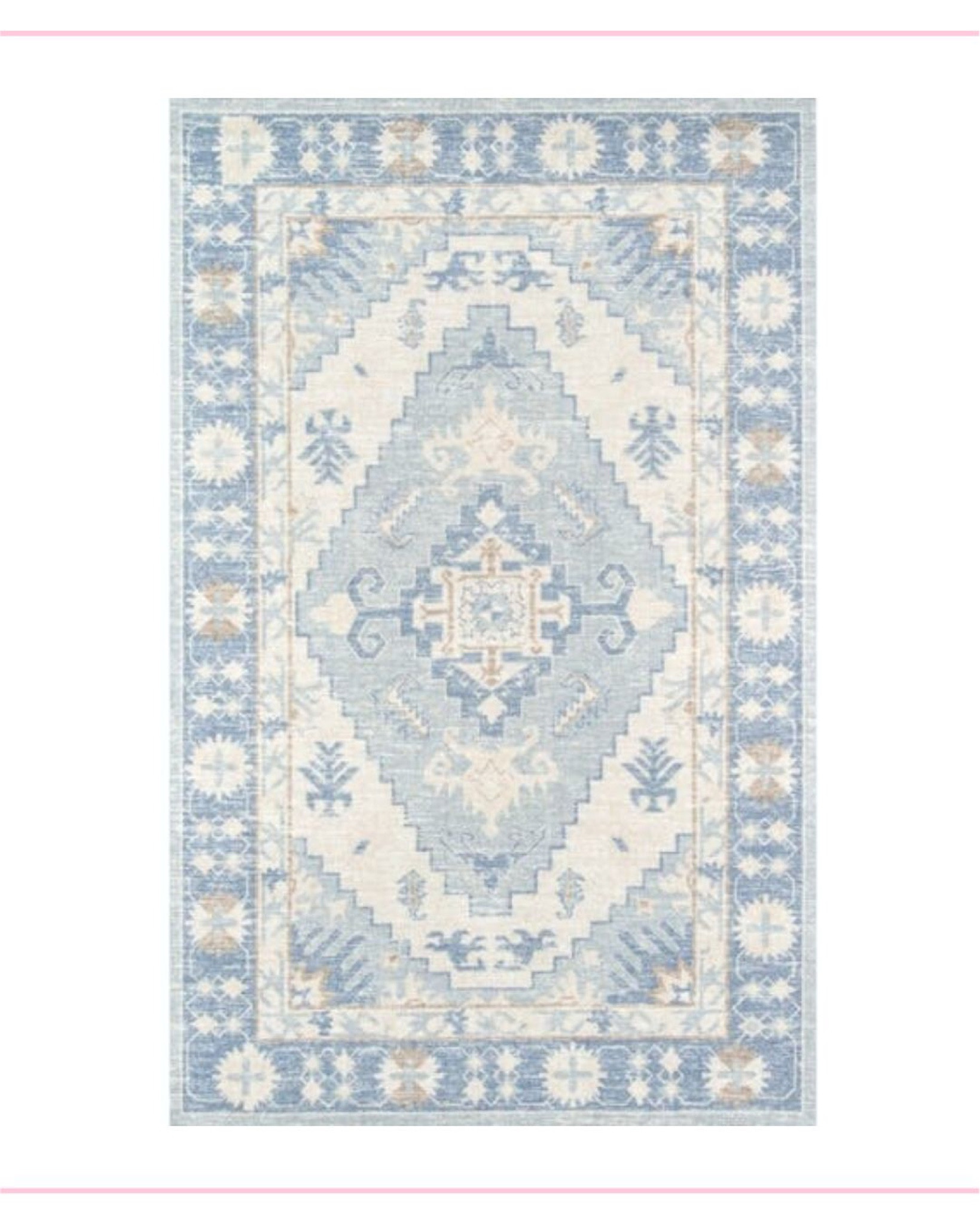 Blue Grandmillenial Area Rug

#LTKhome #LTKsalealert
