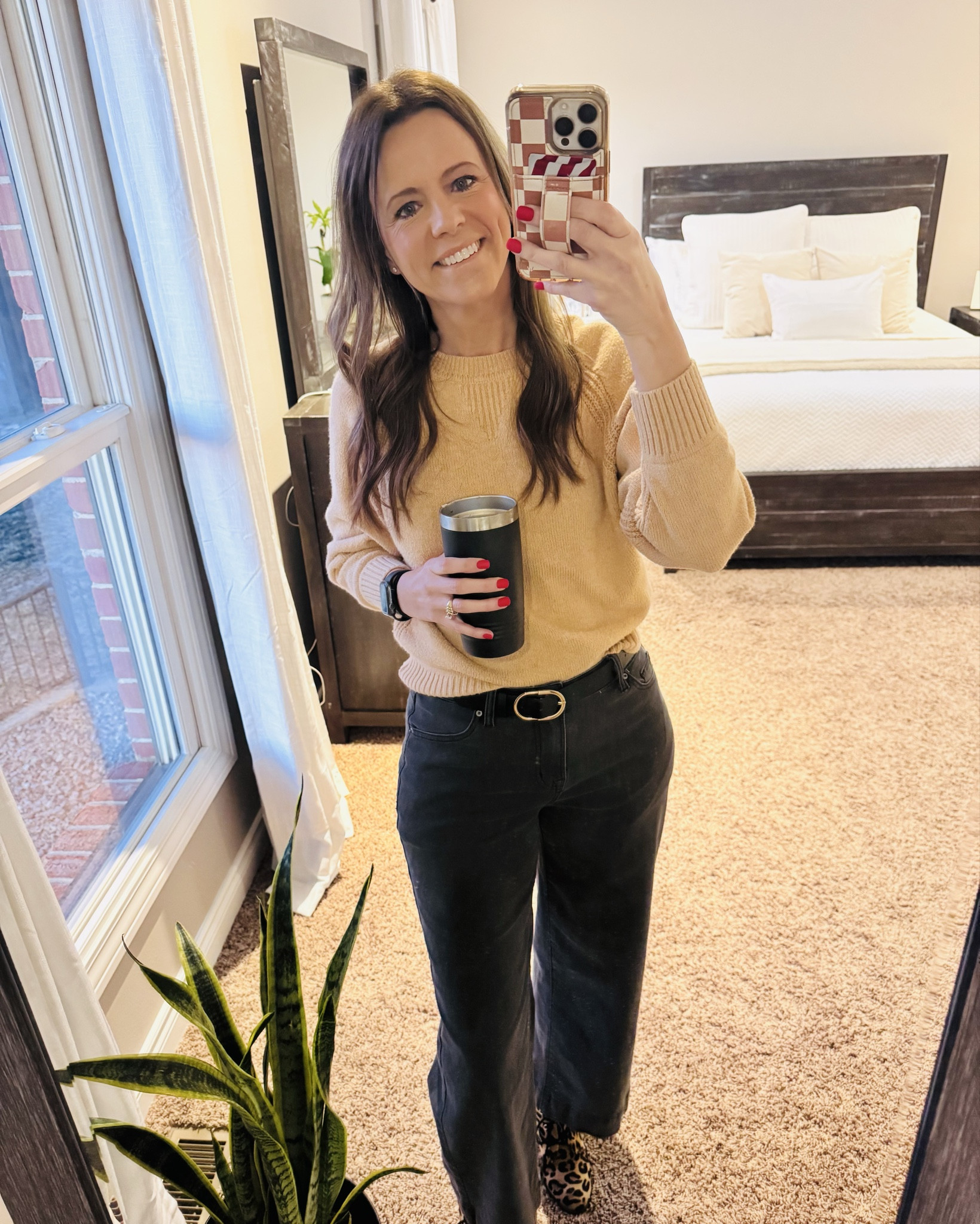 #OOTD 
These wide-leg jeans are such a flattering fit — super soft, high quality, and easy to dress up or down. Paired with a cute tan sweater,  the perfect combo of comfort and style. Both pieces are super cost-effective and extremely comfortable — total Amazon Must Haves! Add a pop of fun with these leopard wedges. 

#dokotoo #dokotoofashion #dokotoogirls
@dokotoo_official

#LTKWorkwear #LTKOver40 #LTKootd