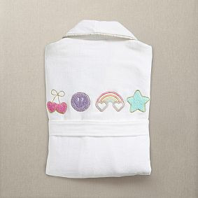 Stoney Clover Lane Icon Terry Robe | Pottery Barn Teen