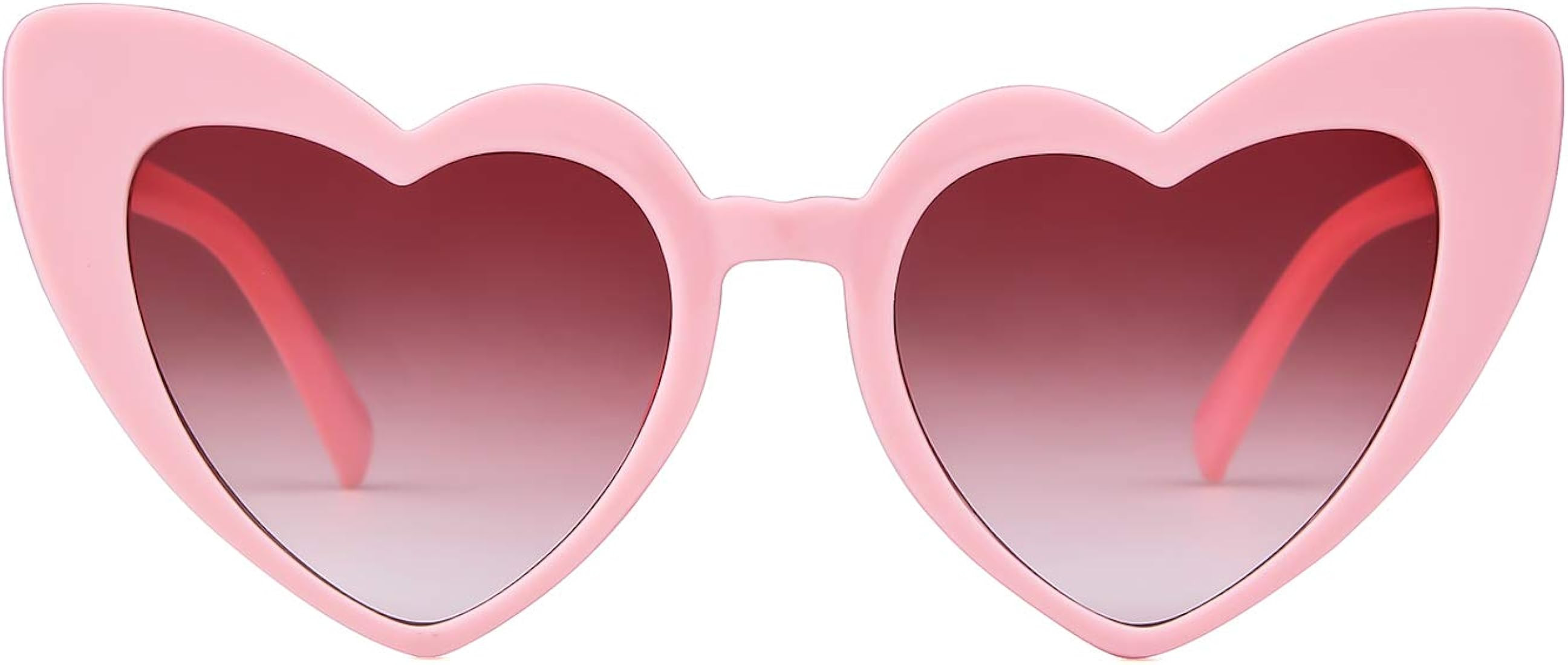 GIFIORE Heart Sunglasses Vintage Cat Eye Clout Goggles Retro Kurt Cobain Glasses | Amazon (US)