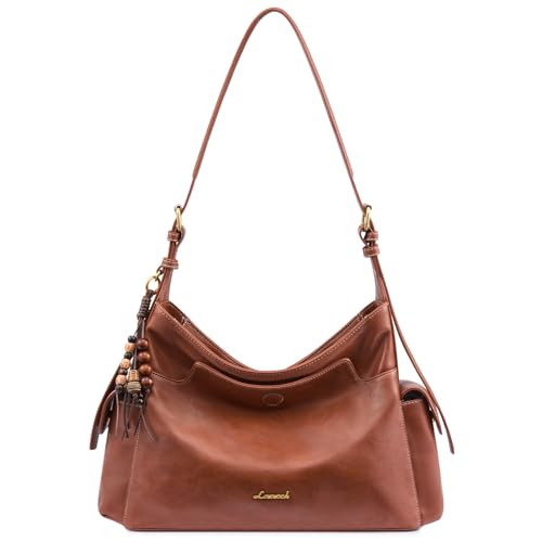 LOVEVOOK Hobo Purses for Women,Soft Faux Leather Crossbody Purse with Tassel Charms,Women's Shoulder Handbags for Daily | Amazon (US)