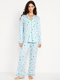 Sunday Sleep Knit Jersey Pant Set | Old Navy (US)