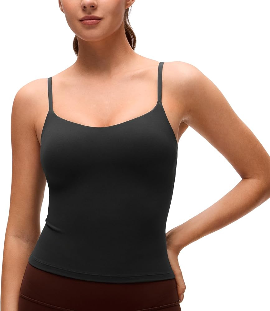 CRZ YOGA Softness Mold Butterluxe Tank Tops | Amazon (US)