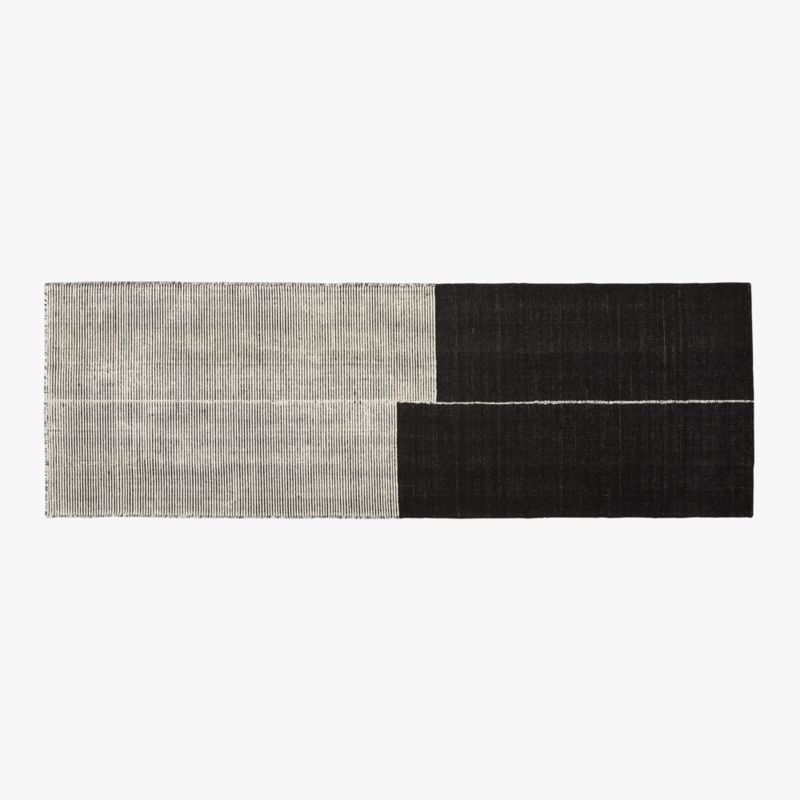 Bass Handloomed Hallway Runner Rug 2.5'x8' + Reviews | CB2 | CB2