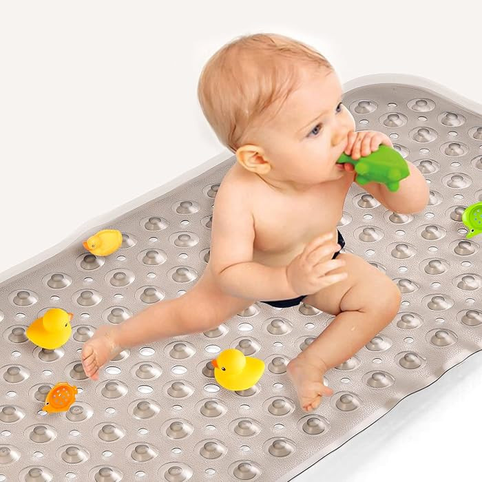 Sheepping Baby Bath Mat Non Slip Extra Long Bathtub Mat for Kids 40 X 16 Inch - Eco Friendly Bath... | Amazon (US)