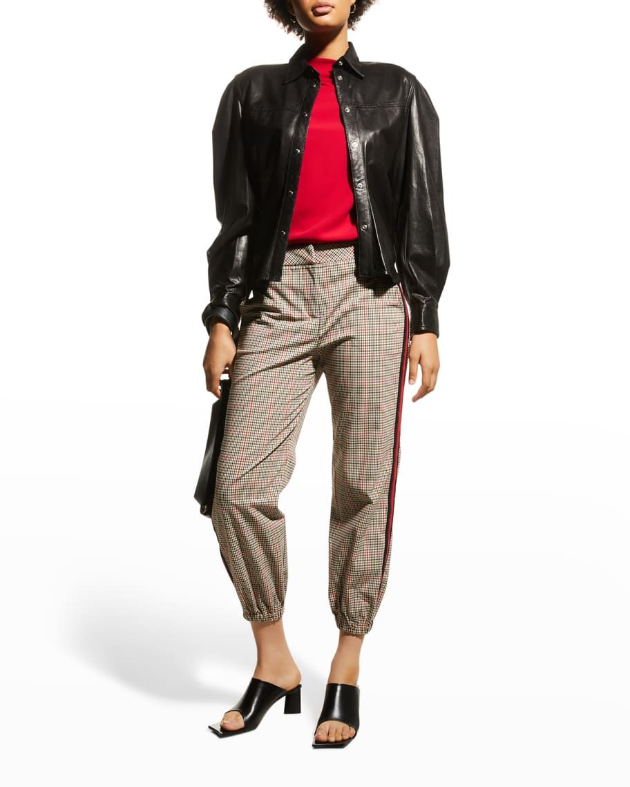 Trina Turk Arquette Check Pants | Neiman Marcus