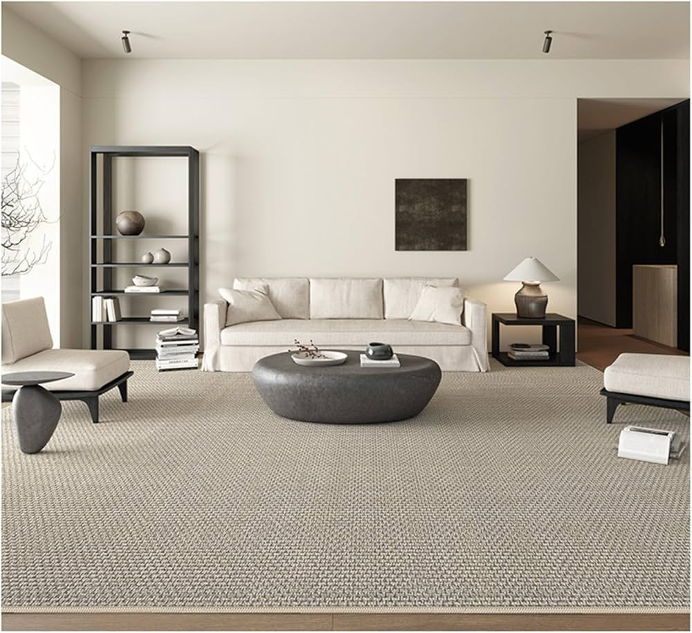 Large Home Decor Living Room Rug with Light Luxury Minimalist Style, Foldable Floor Carpet for Di... | Amazon (US)