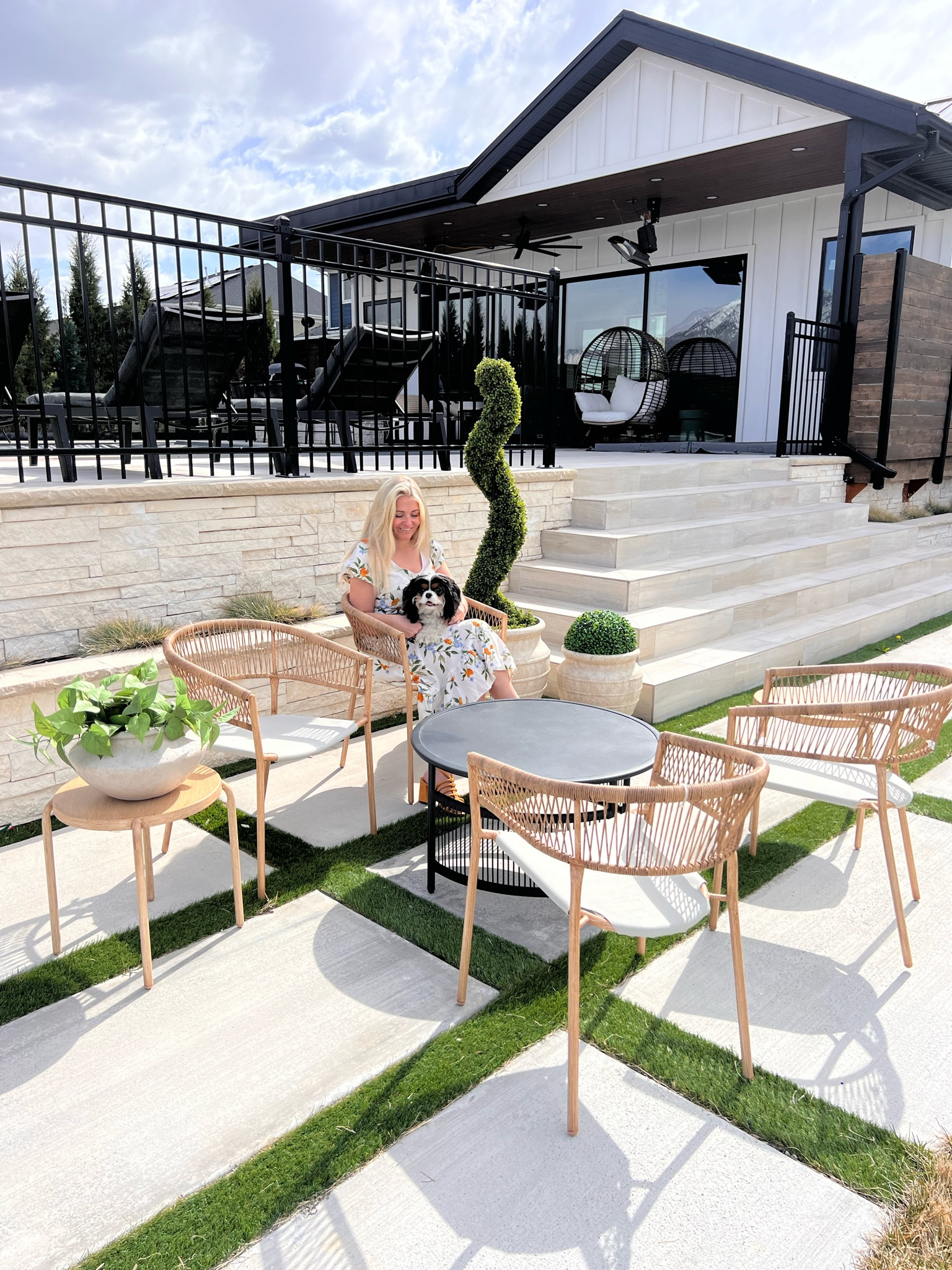 Gorgeous outdoor furniture set that makes you feel like your in Italy 

#LTKfindsunder100 #LTKhome #LTKswim