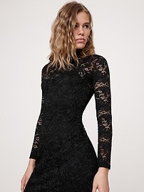 Lace Midi Dress | Banana Republic (US)