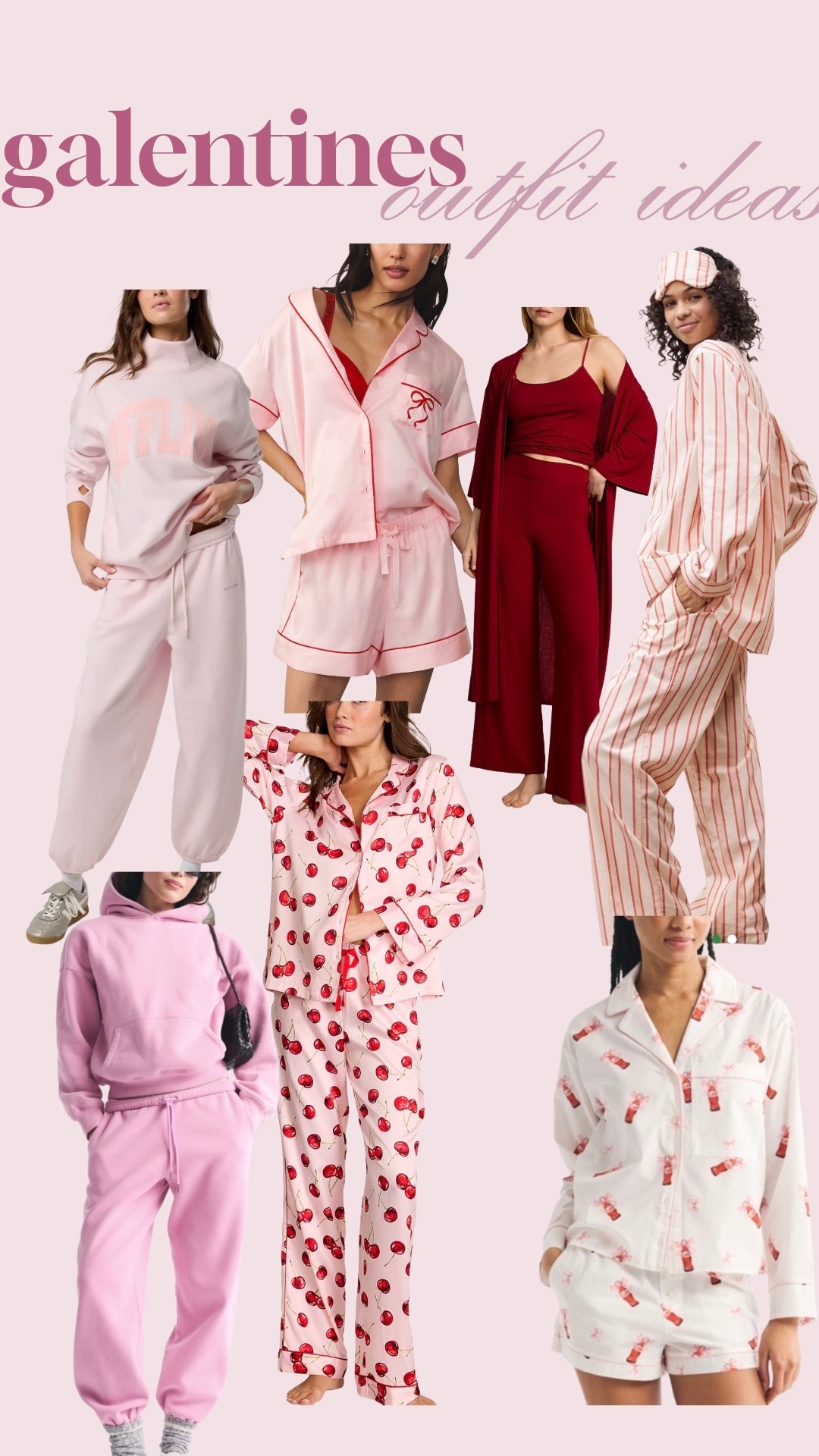 Galentines pajamas and loungewear  💕

#LTKootd #LTKSeasonal #LTKValentine