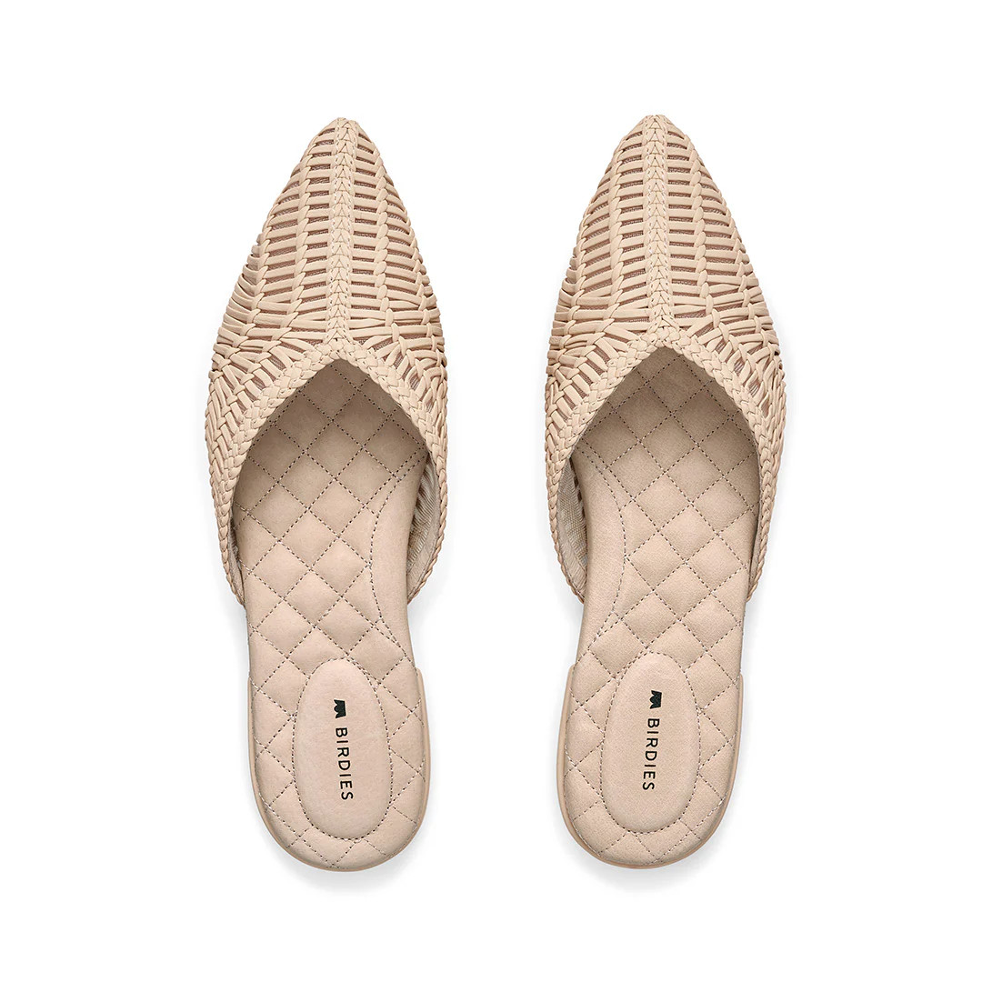 Birdies The Swan - Dawn Woven Slides | BIRDIES