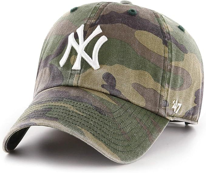 '47 MLB Mens Men's Brand Clean Up Cap One-Size | Amazon (US)