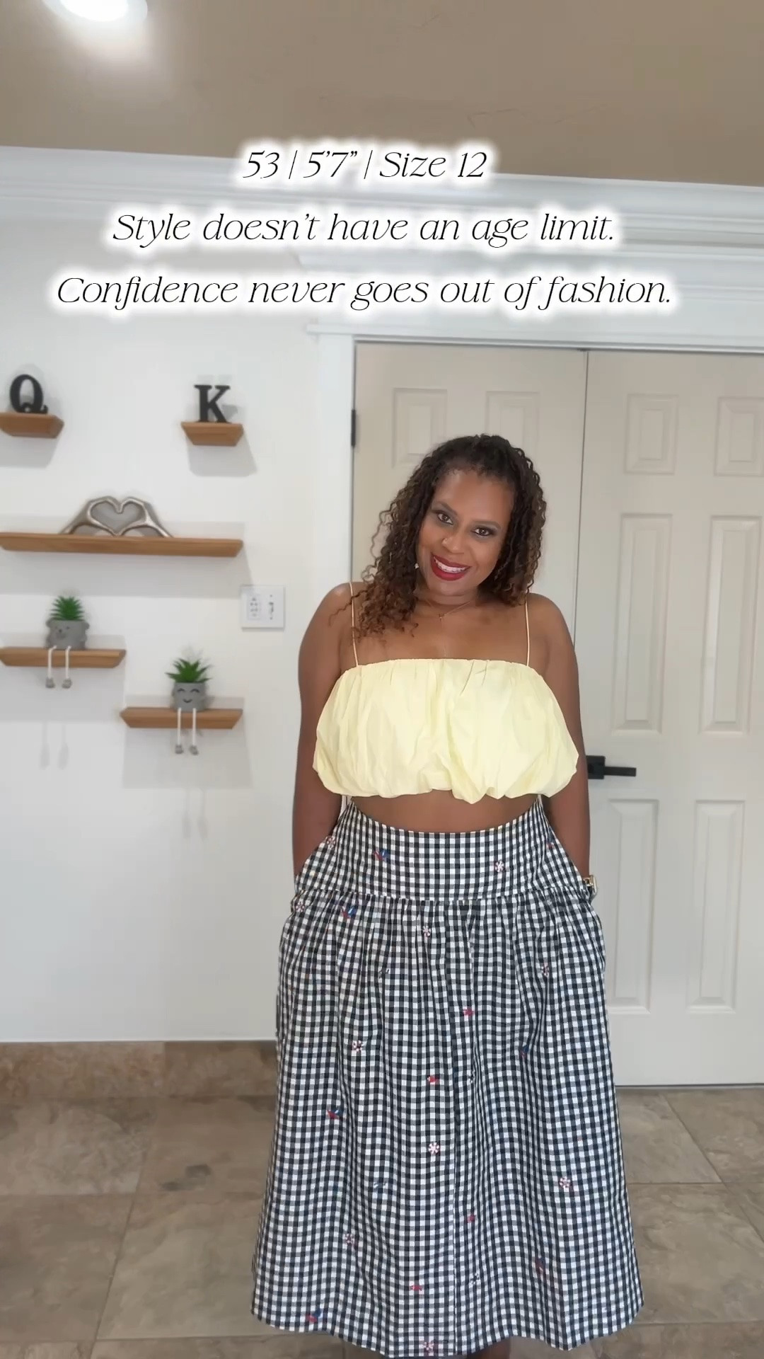 53 | 5’7” | Size 12

I’m stepping outside my comfort zone and saying yes to more color, more patterns, and a little more fun.

These Walmart finds are giving all the summer vibes, and I’m here for it.

Style doesn’t have an age limit.
Confidence never goes out of fashion.

✨ Shop the look below. ✨

#LTKOver40 #LTKMidsize