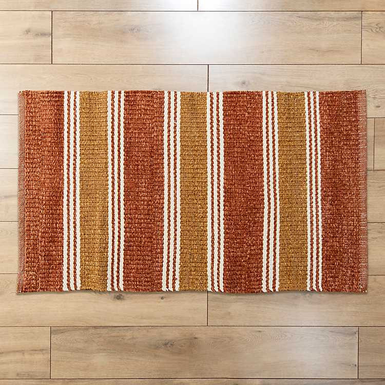 Handloomed Spice Chenille Scatter Rug | Kirkland's Home