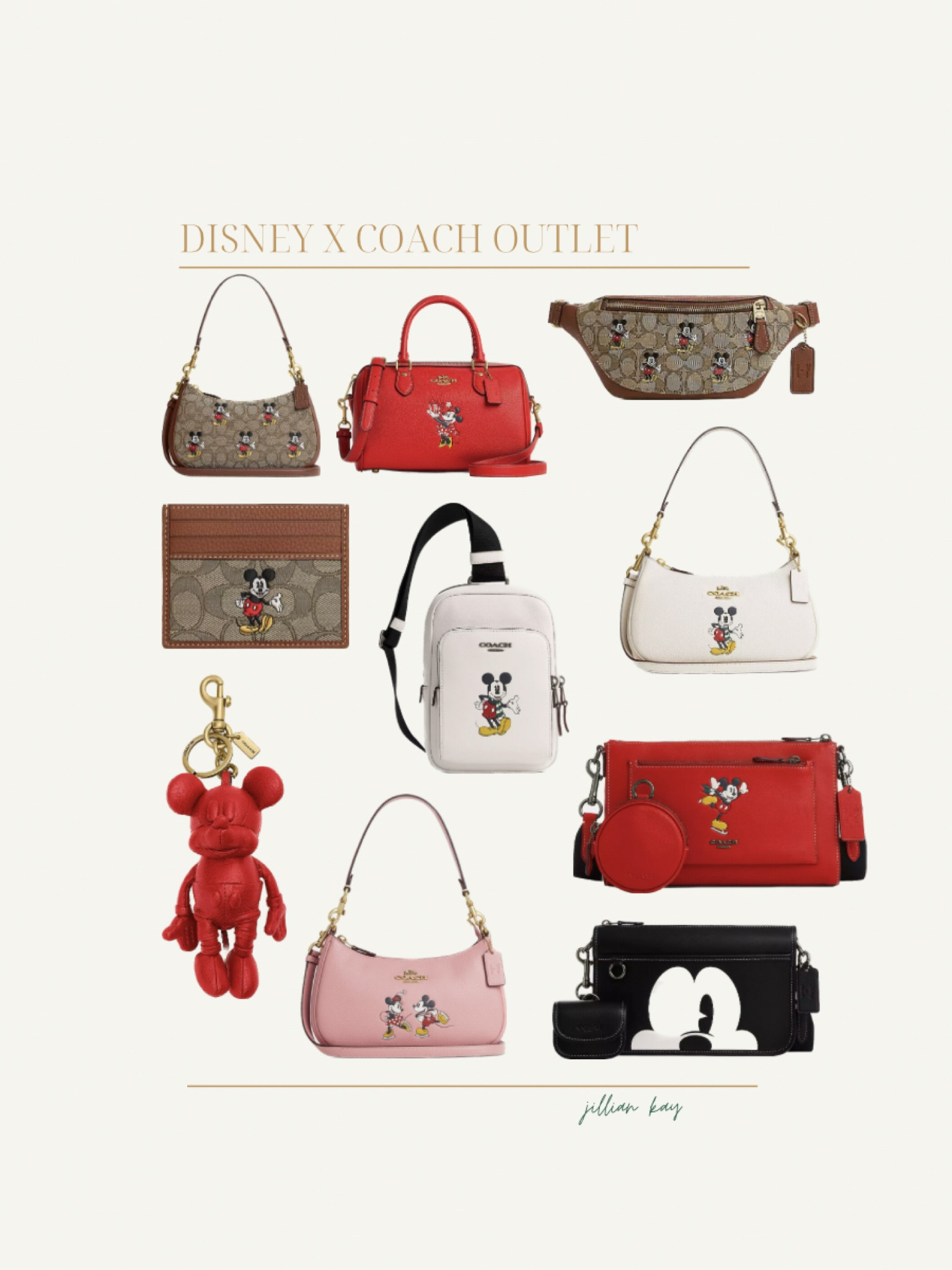 New Disney items from the Coach Outlet drop ♥️✨

Super cute bags, ID wallets, accessories and apparel!

Ig: @jkyinthesky & @jillianybarra

#disney #disneystyle #disneyholiday #disneyaccessories #coach #coachoutlet #disneyxcoach #disneybag #disneybags #disneycollection #disneyaesthetic #disneystyleblogger 

#LTKSeasonal #LTKitbag #LTKHoliday