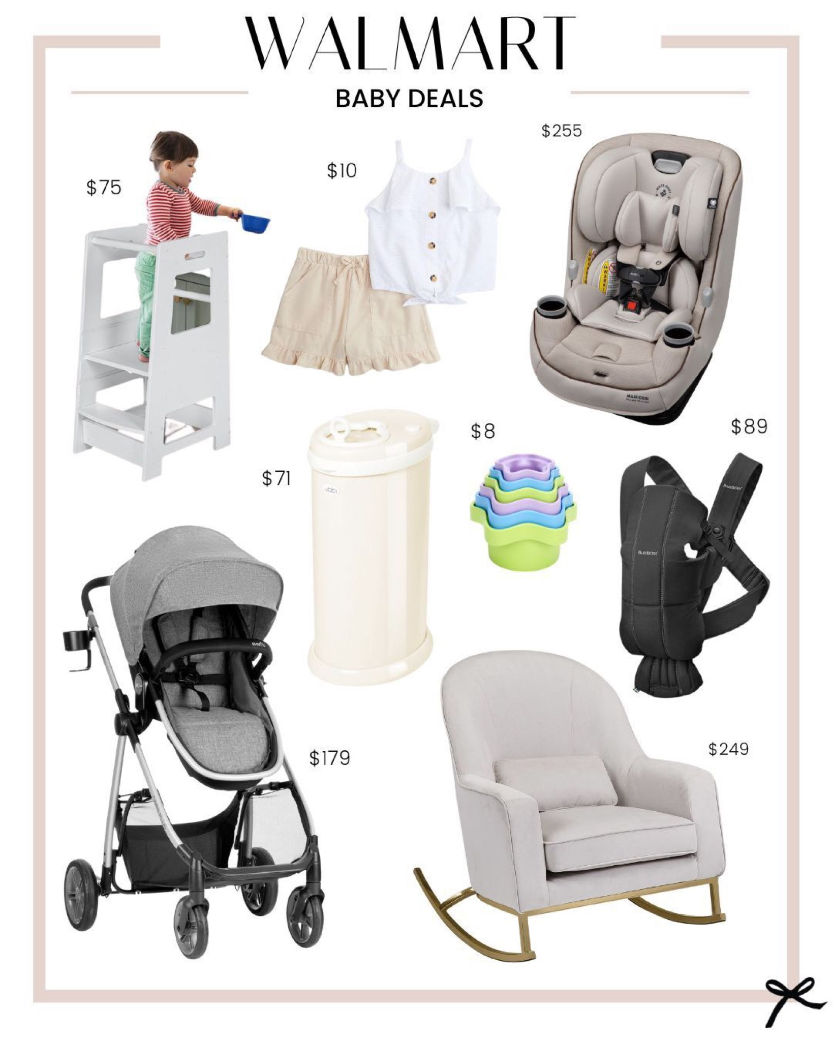 Walmart baby deals! Great time to grab a car seat, stroller, or diaper bin! 

#walmartpartner #walmartbabydays #walmart #babyfavorites

#LTKFind #LTKkids #LTKsalealert