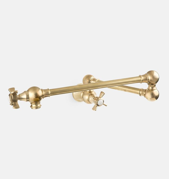 Connor Cross Handle Wall Mount Pot Filler | Rejuvenation