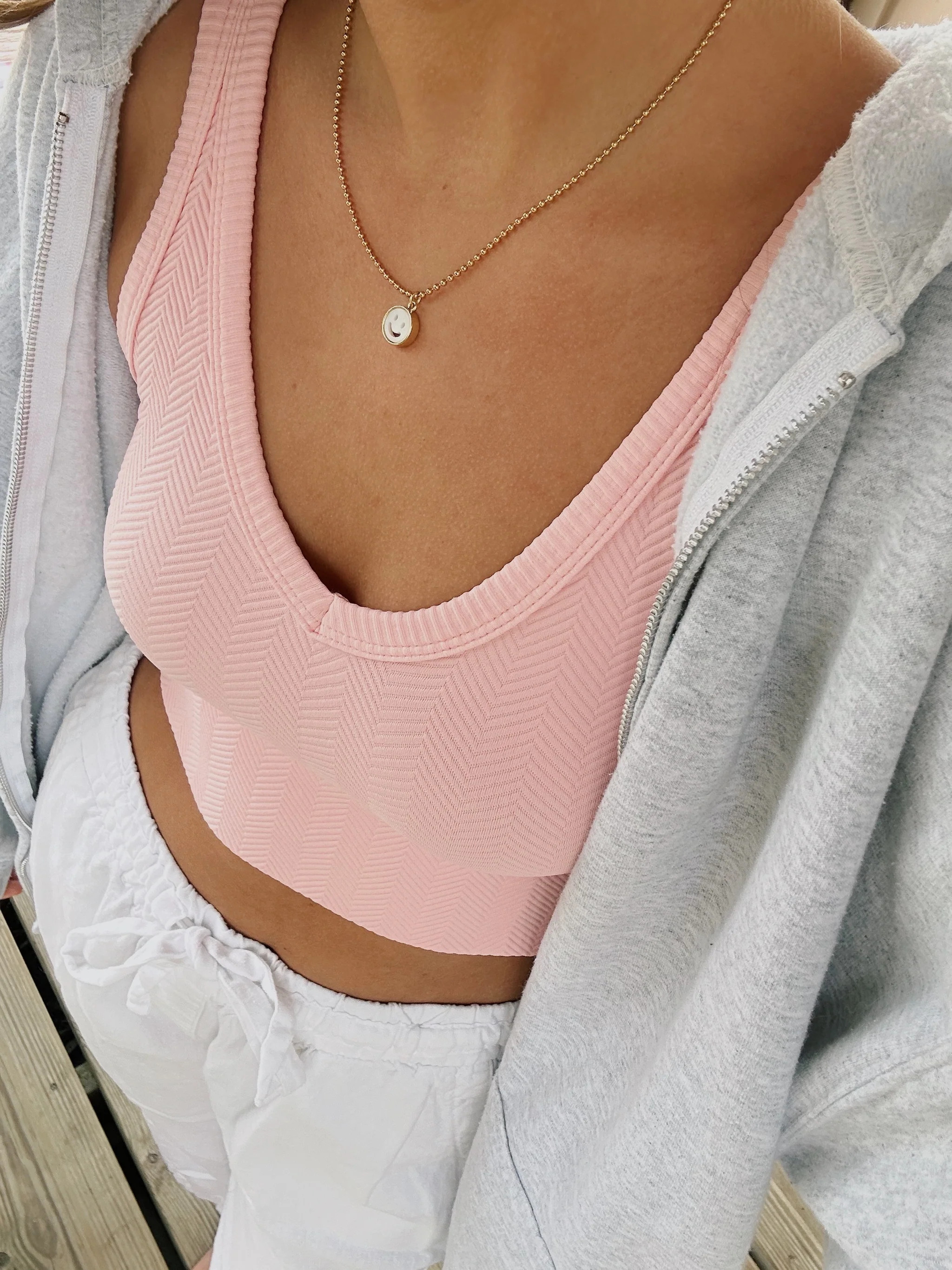 REVERSIBLE HERRINGBONE TANK | Olivelynn Designs