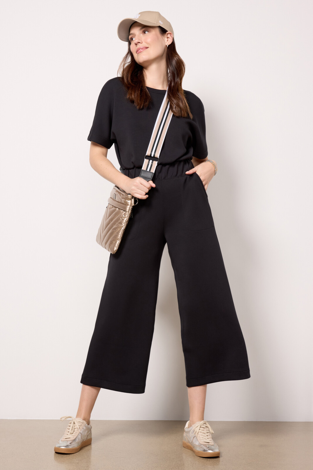 Air Essentials Crop Wide Leg Jumpsuit | Evereve
