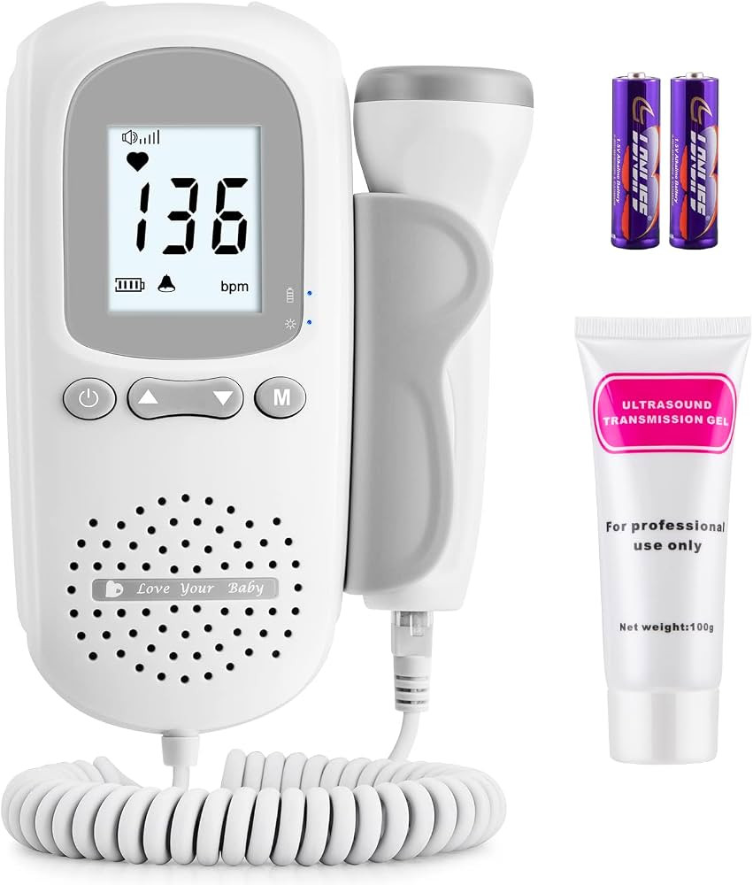 VyFky Baby Monitor Pregnancy Accessories,Portable Doppler Fetal Heart Rate Monitor | Amazon (US)