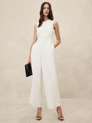 Cowl-Neck Jumpsuit | Banana Republic Factory