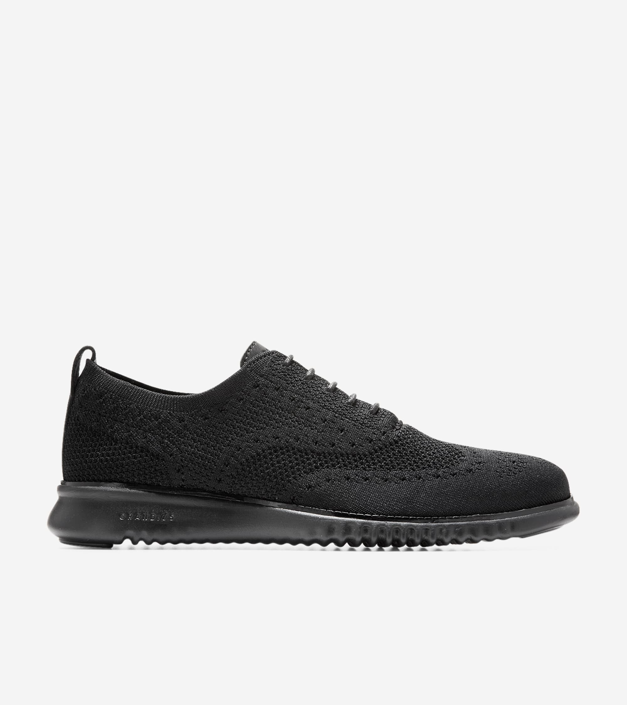 Men's 2.ZERØGRAND Stitchlite™ Wingtip Oxfords in Black | Cole Haan | Cole Haan (US)