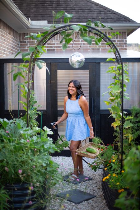 Walking under this garden arch with a harvest basket in hand to harvest some veggies always feels so magical!

#LTKhome #LTKSeasonal
