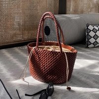 Leather Woven Handbag, Tote Bag, Boho Top Handle Bag | Etsy (UK)