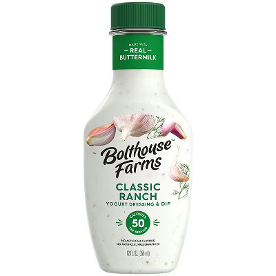 Bolthouse Farms Classic Ranch Yogurt Dressing & Dip - 12 fl oz | Target