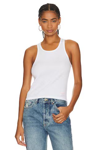 Womens Classic Racer Tank in White | Revolve Clothing (Global)