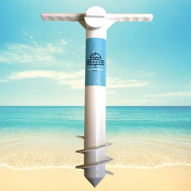 Beachr Beach Umbrella Sand Anchor, Universal One Size Fits All, Safe Stand for Strong Winds | Ide... | Walmart (US)