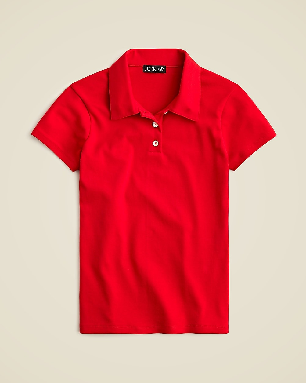 Perfect-fit shrunken polo shirt | J. Crew US