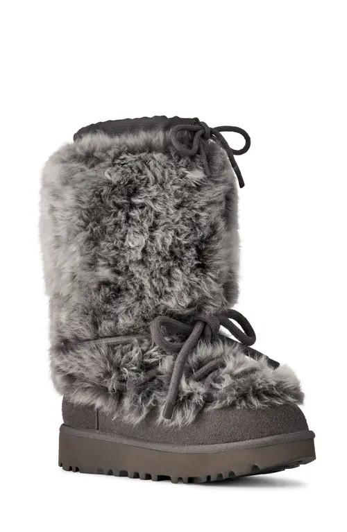UGG(r) Classic Tall Chalet Boot in Charcoal at Nordstrom, Size 8 | Nordstrom