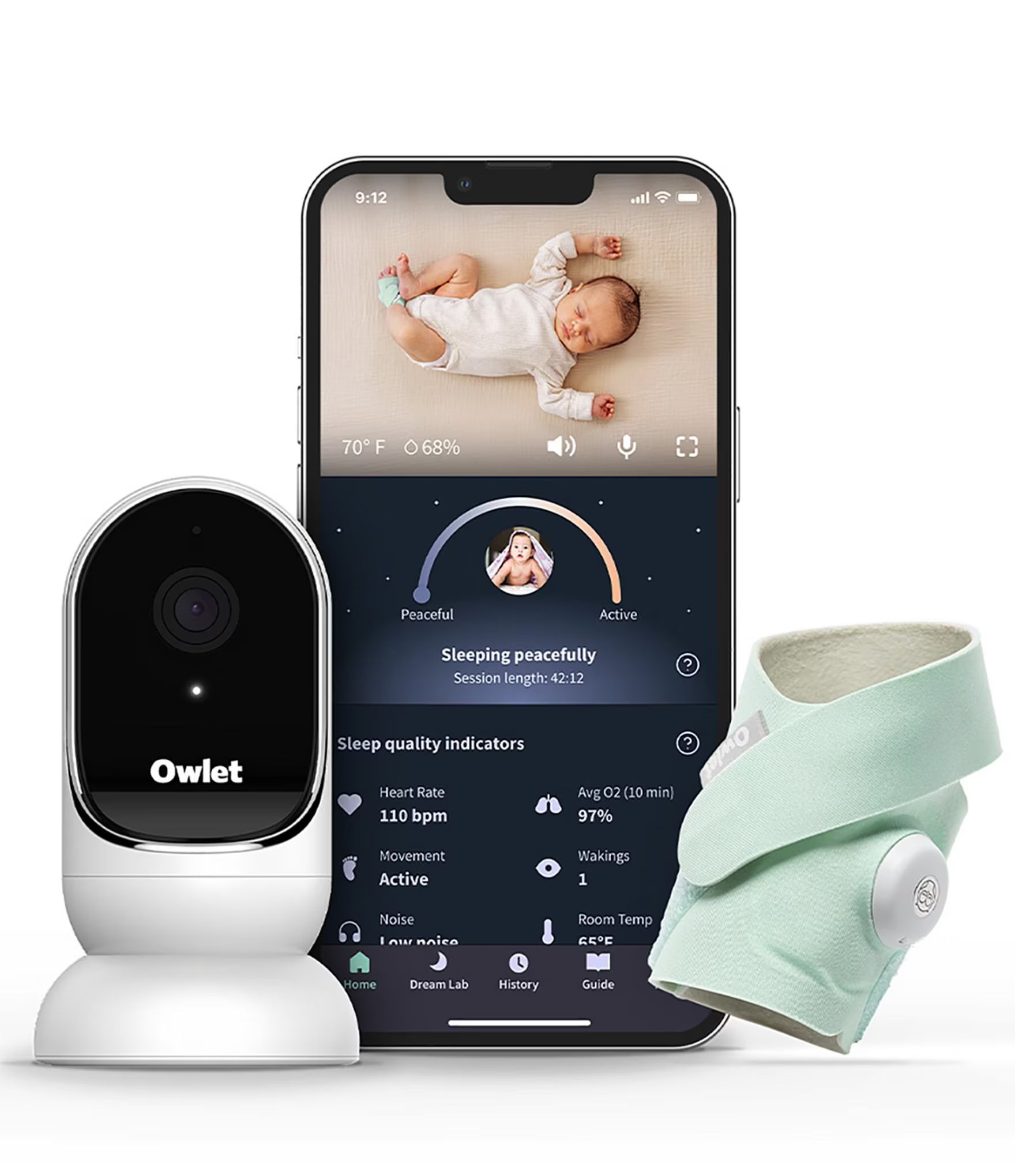 Dream Duo Dream Sock & Camera Complete Baby Monitor System | Dillards