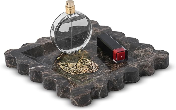 Marble Home Accessory Tray, Elegantly Designed Multi-Purpose Tray, Decorative and Versatile for L... | Amazon (US)