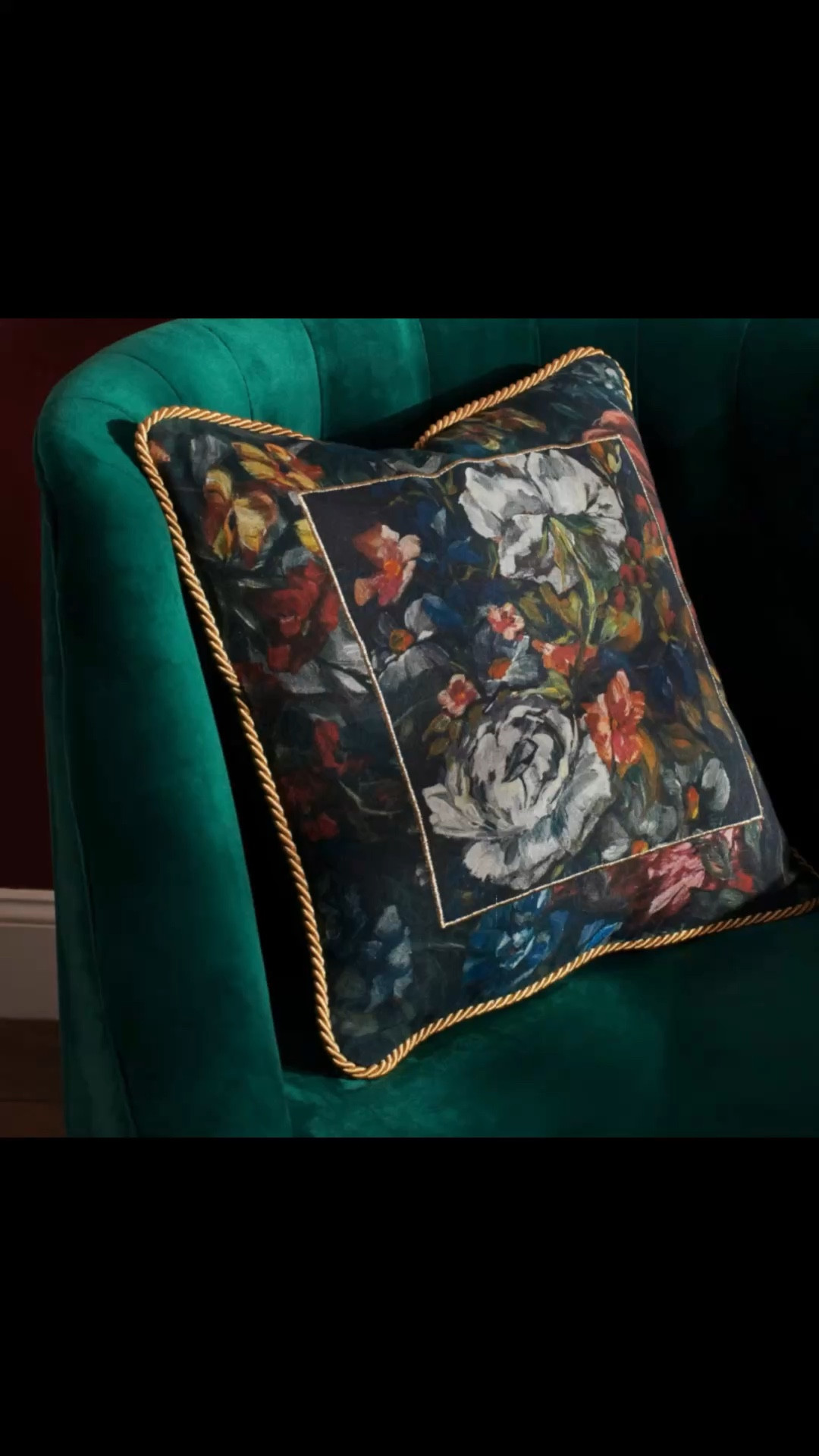 🌸 Museum-Quality Meets Living Room Comfort
This isn't your average floral pillow — it's a Dutch master painting wrapped in velvet and edged with actual rope trim.
The moody botanical print sits center stage against a dark background, while emerald green velvet borders frame it like gallery matting. That gold twisted rope piping? It's the kind of detail you'd expect on custom drapery from a design showroom, not a pillow that ships to your door. The whole composition feels like it was pulled from a 19th-century estate library — dramatic, layered, unafraid of color.
Velvet That Means Business ✨
The cotton velvet backing has weight and structure. This isn't a limp accent pillow that disappears into your sofa — it holds its shape, catches light differently throughout the day, and adds instant gravitas to whatever seating it lands on. The zipper closure keeps everything clean and professional, and the reversible design gives you options: floral drama on one side, solid emerald luxury on the other.
Where It Works
Toss it on a neutral sofa for instant contrast. Layer it into a bed with solid linens. Use it to anchor a reading chair that needs personality. The 16" x 16" size is substantial without overwhelming smaller furniture, and the emerald-gold color story plays beautifully with warm woods, brass accents, or crisp white backgrounds.


#LTKHome