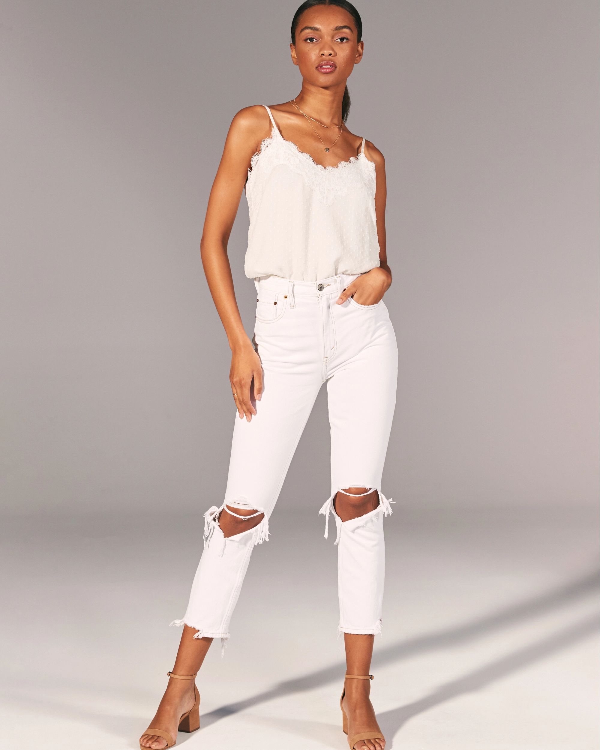 Womens High Rise Mom Jeans | Womens New Arrivals | Abercrombie.com | Abercrombie & Fitch US & UK