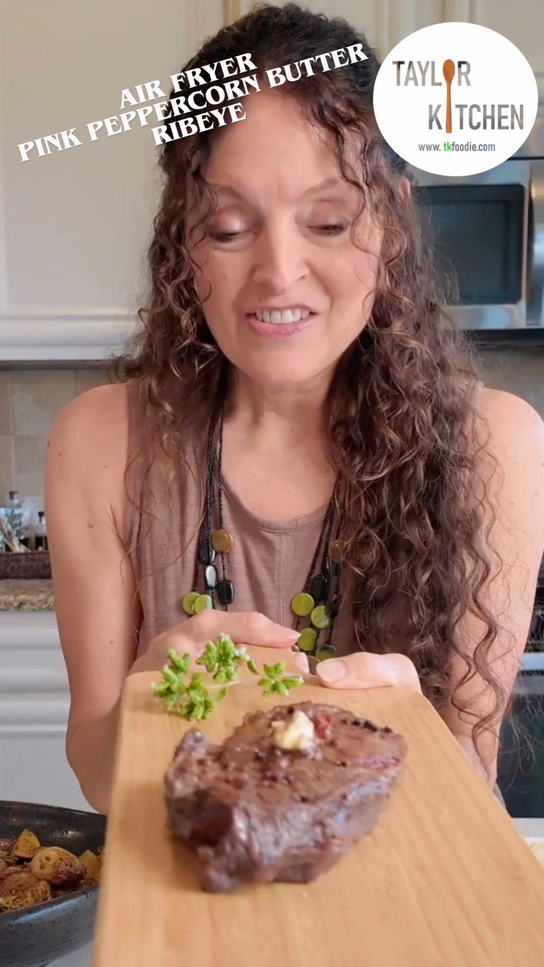 Have 15 minutes to dinner?  Try this Air Fryer Pink Peppercorn Butter Ribeye 🥩.  Air fryers make the most perfectly tender steaks & the secret ingredient of pink peppercorns set this apart.
Pink peppercorns are slightly floral & not as "peppery" as regular peppercorns & make a perfect butter to accent this gorgeous ribeye.

Check out the easy recipe here on TKFoodie.com  - https://www.taylorkitchen.net/recipes/pink-peppercorn-butter-ribeye

All the things to get you started are her on my LTK 🥰 

 #LTKfoodie #LTKHome