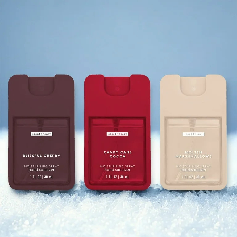 Scent Theory Holiday Hand Sanitizer Spray Gift Set - Limited Edition, 3 Piece - Walmart.com | Walmart (US)