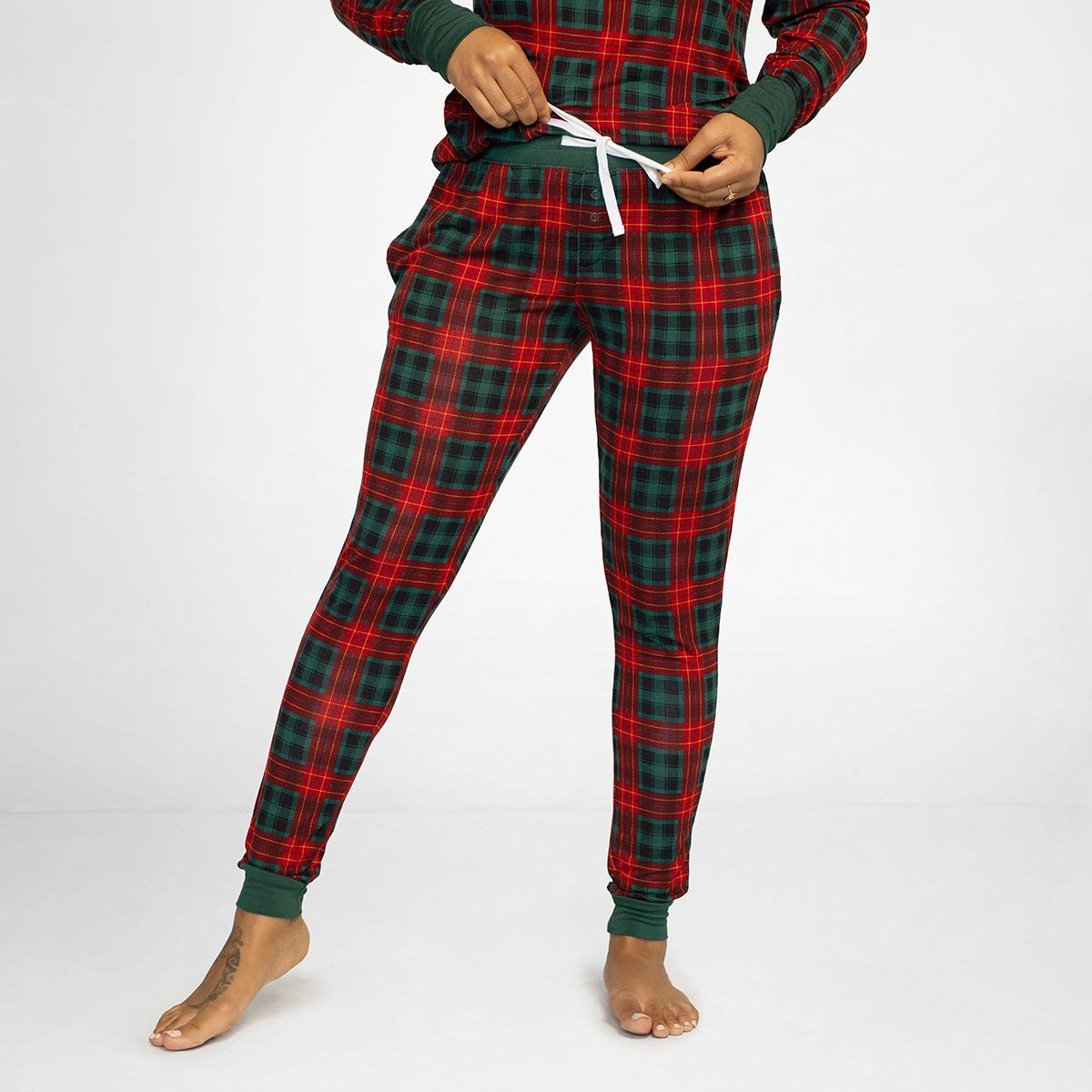 Tartan Women's Bamboo Viscose Pajama Pants | Little Sleepies