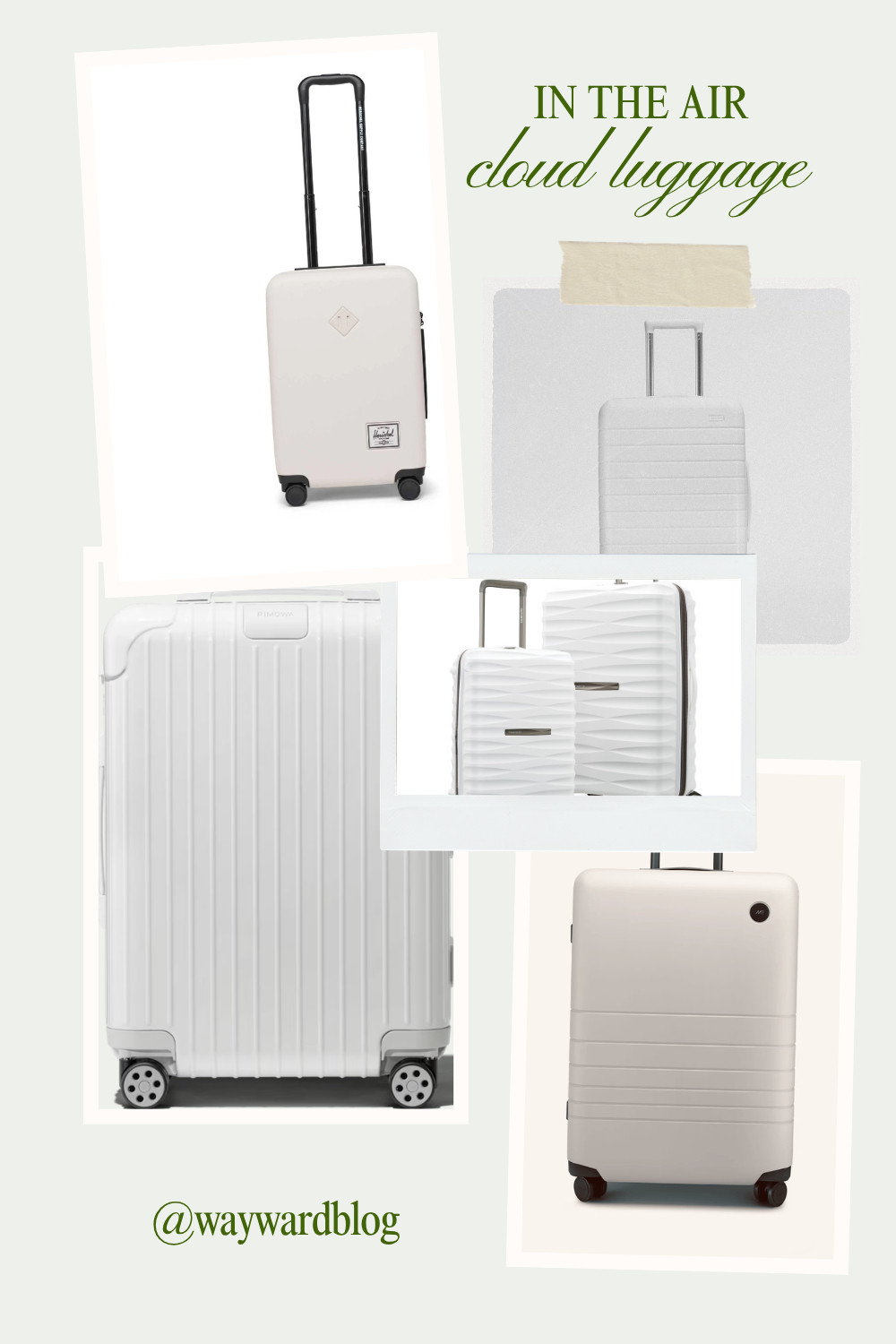 In the Air: Luggage just like the clouds 

 #LTKHome #LTKTravel