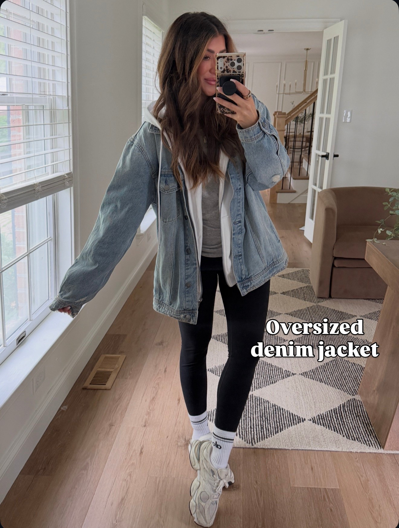 Elevated casual outfit for being on the go. Loving this oversized denim jacket! 

#LTKSeasonal #LTKmorningroutine #LTKmomlife