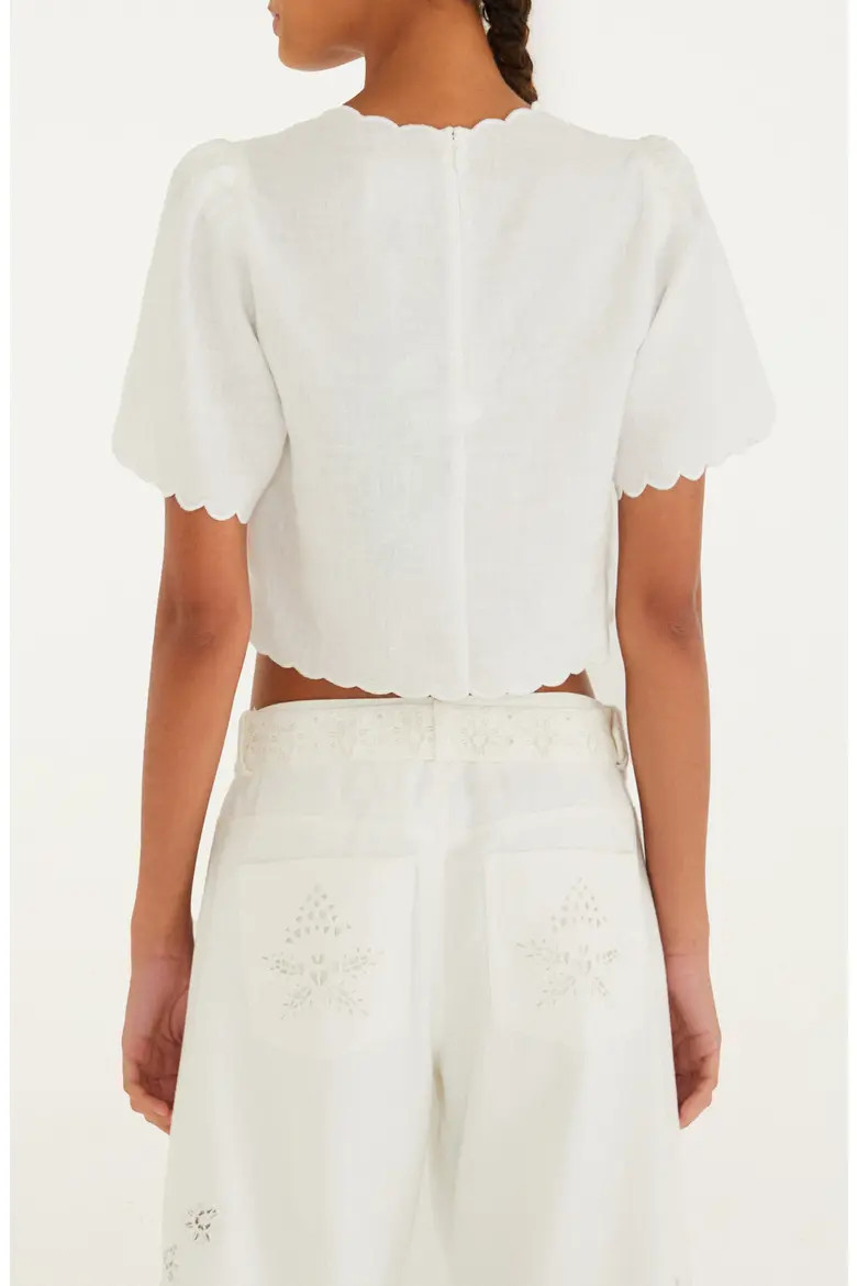 Roses Scallop Crop Top (Women) | Nordstrom | Nordstrom