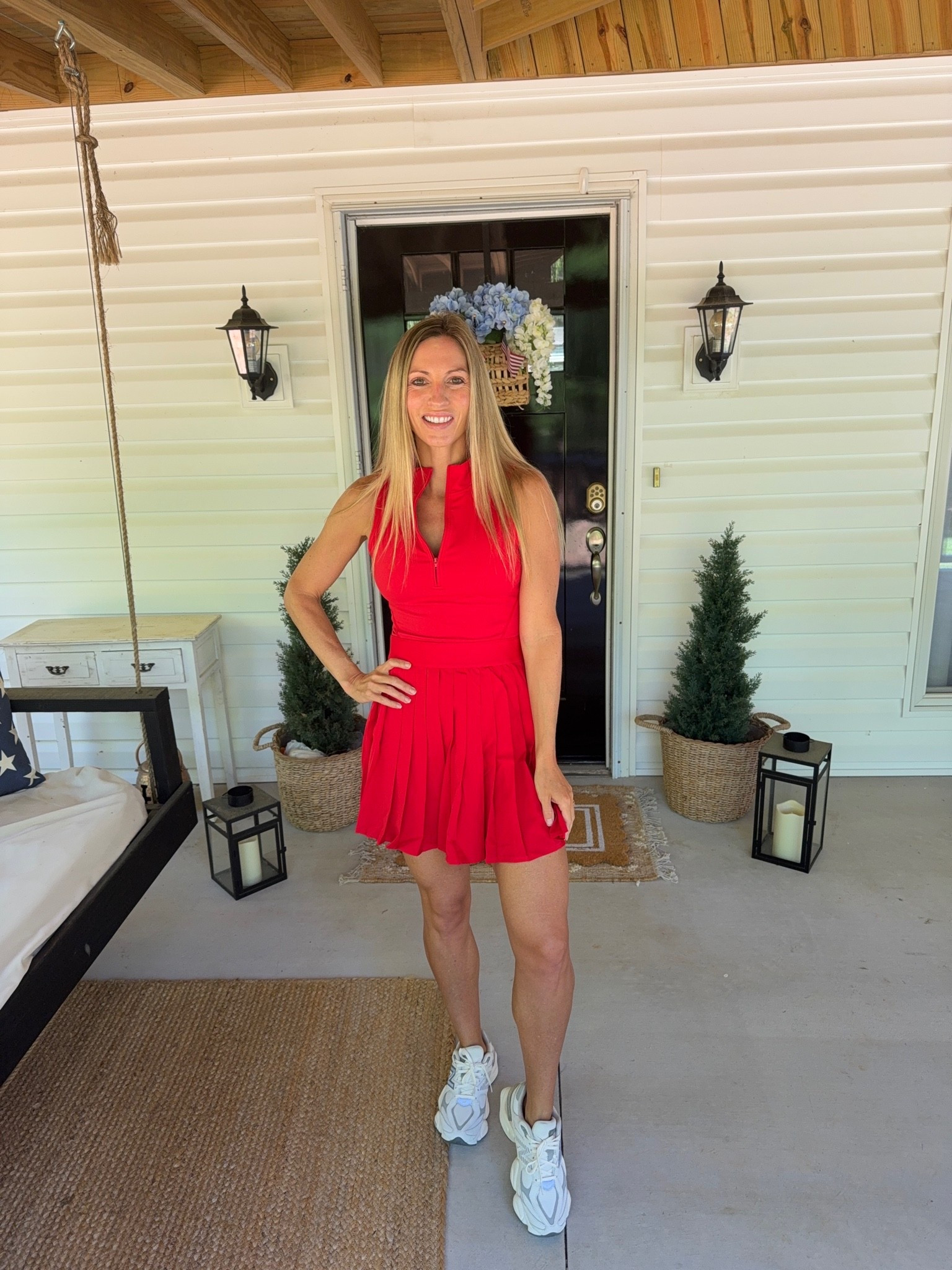 Amazon red tennis dress, red activewear dress

#LTKActive #LTKSeasonal #LTKOver40